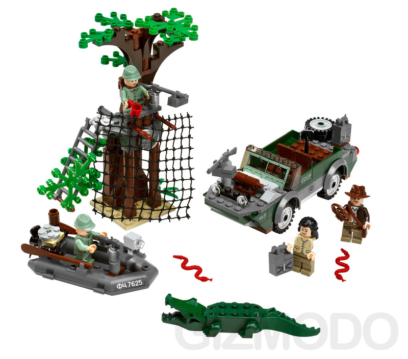 Illustration for article titled New Indy Movie LEGO Sets Offer Exclusive Peek Into Crystal Skull